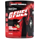 G Fuel Ghost Face Energy Drink Powder, Mistura de cafeína pré-treino para jogos, Amino sem foco de açúcar, Vitamina + antioxidantes, 9.9oz (Maçã verde cereja, 40 Servings)