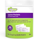 EZY DOSE Saline Nasal Rinse Packets, Embrulhados individualmente Sinus Refil Packets, Nasal Relief, 100 Count, Made in The USA
