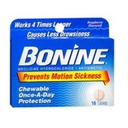 Bonine adulto movimento tabs tamanho 16ct Bonine adulto movimento tabs 16ct