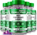 NutraRize (5 Pack) Vitality Gummies Vigorous, Vitality Vigorous Male Enhancement Gummies, Aumento da confiança e resistência Vitality Gummy, Horny Got Weed para homens Gomitas Enchantment (300 Gummies)