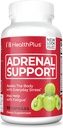 Health Plus Adrenal Cleanse Ashwagandha Cápsulas para Função Adrenal e Apoio Antioxidante e alívio de estresse, 90 Cápsulas