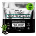 Orlo PRENATAL DHA - Prenatal DHA Omega 3 Suplemento - Triplo Força Omega3s - Vegan DHA & EPA - Óleo de Algae Omega-3 - apoia o desenvolvimento do cérebro durante a gravidez e lactação (60 Mini Softgels)