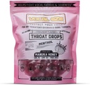 Vocal Eze Manuka Honey Strawberry UMF 10+ (MGO 265+) Menthol Cough Drops (120) Lozenges for Were, Hoarse, Fadiga, Secura da Garganta Suporte Vocal, Todos os ingredientes naturais e orgânicos