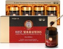 6-ano fermentado vermelho coreano Ginseng Extrato 4X 200g Garrafas 9,6mg Ginsenosides por 15g Energia, Foco, Fadiga, Suporte Imune