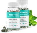 Corpo desodorizante Suplemento, Corpo desodorizante Suplemento, Chlorophyll desodorizante Cápsulas, 90 Cápsulas (2)