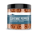 Elementos nascidos da Terra Cayenne Pepper 200 Cápsulas, Puro e não diluído, Sem aditivos