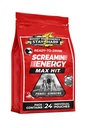 Screamin Energia Max Hit - Energia Tiros Força extra com Ginseng & Cafeína - 100% B-1, B-2, B-3, B-6, B-7 e B12 Café Mocha, 24 Contagem