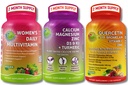 Imune com base em plantas, bone & Energy Support Bundle – Quercetin com bromelaína, vitamina C & Zinco + Magnésio de cálcio com D3, K2 e Cúrmico + Multivitamina feminina com ferro e superalimentos orgânicos