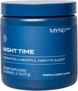 Nu Skin MYND360 Night Time Sleep Aid □ Magnésio e Melatonina Sleep Supplement □ Magnésio Citrato de Pó Promove o repouso do sono □ Suplemento de magnésio não-habitante