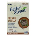 Now Foods, Melhores Pacotes Granulados de Vanilla FrancesaStevia Zero-Calorie Sweetener, Keto Friendly, Adequado para Diabéticos, Sem contagem de Eritritol 75