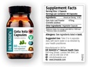 Cápsulas de Gotu kola de DR WAKDE (Mandukparni, Centella asciatia, 60 Veg Caps, Suplemento com base em plantas, Erva ayurvédica, Tudo Natural, Vegan)