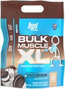 BPI Sports Bulk Muscle XL - Ganhador de peso em massa avançado para construção e recuperação de músculos graves, 25g de proteína e 497 calorias por serviço - Chocolate, saco de 13lb (13lb, cookies e creme)