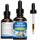 Bem-estar do animal de estimação - Ouro de açúcar para gatos - Suporte Natural para níveis saudáveis de açúcar no sangue em gatos diabéticos - Estabilização de insulina e função pancreática normal - 2 oz (59 ml)