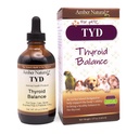 Amber NaturalZ TYD Thyroid Balance Suplemento de ervas para cães, gatos, aves, porcos da Guiné e coelhos