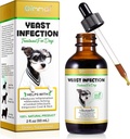 Tratamento da Infecção do Levedo para Cães, Tratamento da Infecção do Orelha do Cão Tratamento da Infecção do Levedo para o Alívio da Pele do Cão Comichão, Alergia do Cão, Infecção do Ouvido do Cão- 2 Fl Oz / 60ml