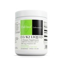 DAVINCI Labs D3/K2 Líquido - Suplemento Líquido de Vitamina D & Vitamina K para Saúde Óssea, Suporte Cardíaco e Absorção de Cálcio - 30mL (30 Servões)