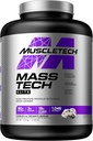 Massa Gainer Proteína Pó MuscleTech Massa Gainer Whey Proteína Pó + Muscle Builder Proteína Pó Creatina Suplementos Cookies e Creme, 7 lbs (Package May Vary)