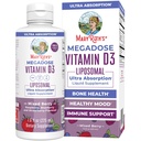 MaryRuth Orgânicos Megadose Vitamina D3 Lipossômicos ; Vitamina D 4000 UI ; Ultra Absorção ; Suporte Imune para Adultos ; Saúde Óssea ; Vit D3 ; Vegan ; Livre de Açúcar ; Sem Glúten