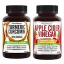 FarmHaven Curcumin com BioPerine e Apple Cider Vinagre com Ginger
