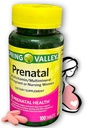 Vitaminas Pré-Natais- Multivitamina Multimineral para Grávidas e Enfermagem Mulheres Suplemento Comprimidos 100 Ct