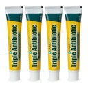 CuidadoAll Triplo Antibiótico Pomada 1,0 oz (4 Pack), Primeiros socorros Pomada para Raspas Menores, Cortes e Queimaduras para ajudar a prevenir a infecção, Compare com os ingredientes ativos da marca líder