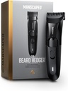MANSCAPED® O Hedger Barba ® Aparador de barba Premium masculino, roda de lâmina ajustável de 20 comprimento, aço inoxidável T-Blade para corte de cabelo facial de precisão, Clipper impermeável impermeável sem fio / seco