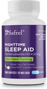 Safrel Nighttime Sleep Aid, Diphenidramine HCl 25mg - Forte Não Formador de Hábitos Apoio para homens e mulheres para dormir descansado