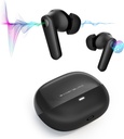 Airbeat 1 ruído ANC Cancelando verdadeiros fones de ouvido sem fio com microfone, Bluetooth baixo aprimorado 5.3 no ouvido com alta potência Drivers de titânio, 48H Playtime, ENC para Crystal Clear Call Preto