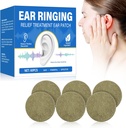 Alívio de zumbido para orelhas aneladas, 60 PCS Tinnitus Trêatment Patches, Reduzir efetivamente o toque de ouvido e ruído de ouvido, Aníqueis Patches com ingredientes naturais, melhora o desconforto de ouvido