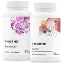 THORNE - Bloco de Saúde Celular - CoQ10 & NiaCel 400 - Suporte Energia, Defesa Celular e Envelhecimento Saudável - 30 a 60 Servidores