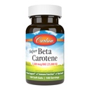 Carlson - Super Beta Caroteno, 25000 UI (15 mg), Vitamina A como Beta Caroteno, Forma Biodisponível e Bioativa, Saúde da Visão, Pele Saudável, 100 Softgels