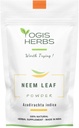 IOGIS HERBS Neem Leaf Powder – Puro Azadirachta Indica para desintoxicação, suporte imunológico e pele clara – 100% Natural Herbal Supplement