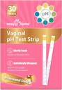 Easy@Home Vaginal pH teste -30 tiras Kit de teste BV em casa para as mulheres Teste de infecção de levedura + pH equilíbrio para as mulheres
