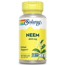SOLARAY Neem Folha 400mg ; Sangue saudável , Pele & Sistema Imune Suporte ; Não-GMO , Vegan & Lab Verificado