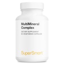 SuperSmart - Suplemento Complexo Multimineral (Espectro Completo) - com Magnésio, Zinco, Borão, Cálcio, Crômio, Selênio, Iodo, Potássio, Não-GMO e Glúten Grátis - 90 Cápsulas Vegetarianas