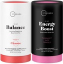PREMAMA Pré-Natal Energy Boost & Hormone Balance Drink Mix Bundle, Stim Free Energy For PMS, Menopause, Pré-Natal, 28 Servimentos