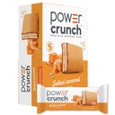 Barras de wafer de proteína crunch de potência, lanches de proteína alta com sabor delicioso, caramelo salgado, 1,4 onça (12 contagem)