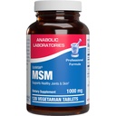 Suplemento MSM de metilsulfonilmetano 1000mg - Tecido macio de alta resistência e suplemento de suporte conjunto com HSH da OptiMSM - Vegetarian Non-GMO & Made in the USA in cGMP Facilities - 60 Servings
