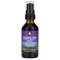 WishGarden Herbs Fertility Prep - Suplemento de ervas de fertilidade natural com Vitex, Red Maca & Folha de framboesa, Suporta equilíbrio saudável Hormônio para as mulheres, Saúde uterina ideal e concepção, 2 onças