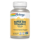 SOLARAY Super Bio Buffered Vitamina C 1000mg, Dois estágios, Timed Release Vitamina C com Bioflavonóides, Imune Support Supplement - alta absorção, Vegan, 60 Dia Garantia, 50 Servings, 100 VegCaps