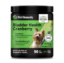 Saúde da bexiga de cranberry para cães – contém ingredientes ativos - Cranberry & D-Mannose para ajudar a apoiar a saúde do trato urinário do cão, suporte da bexiga do cão, e suporte renal para cães (Bacon)