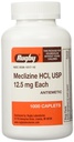 TABELA MECLIZINA 12,5 MG OTC* RUG Tamanho: 1000