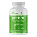 Keto BHB Salts Cápsulas - Cálcio de Sódio e Magnésio BHB Cápsulas com GoBHB patenteado Beta-Hidroxibutirato Eletrólitos - Suplemento de Cetonas Exógenas para Foco Energético Melhorado & Cetose Rápida
