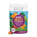 OLLY Kids Multivitamin & Probiótico Gummy, Suporte Digestivo, Vitaminas A, D, C, E, B, Zinco, Suplemento Chewable, Berry Flavor, 60 dias de fornecimento - 120 Contagem