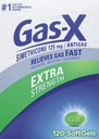 Gás-X Extra 125mg Força de alívio de gás Simethicone 120 Softgels