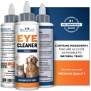 Todas as gotas de lavagem de olhos de animais de estimação para aliviar o olho rosa, sintomas de alergias, infecções e runny, olhos secos - tratamento sem dor ajuda a prevenir abrasões, irritações e conjuntivite