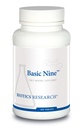 Biotics Research Básico Nove alimentos inteiros fonte Raros vestígios minerais, Fitoquímica limitada, inclui antioxidantes SOD e catalase, 100 comprimidos