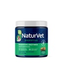 NaturVet – Enzimas Digestivas - Mais Probióticos e Prebióticos – Ajuda a mudar dieta de suporte e um trato digestivo saudável – para cães e gatos (Mastigação suave, 120 contagem)