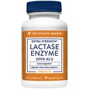 Força extra Lactase Enzima a" Ajuda Digestiva a" 3.000 ALU (90 Cápsulas Vegetais)