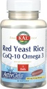 KAL Red Levest Rice, CoQ-10, Omega 3, 60 Softgels
